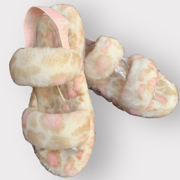 New NWoT UGG Women's OH YEAH PANTHER PRINT Slipper Slide Sz 10 READ DESC… - Picture 2 of 10